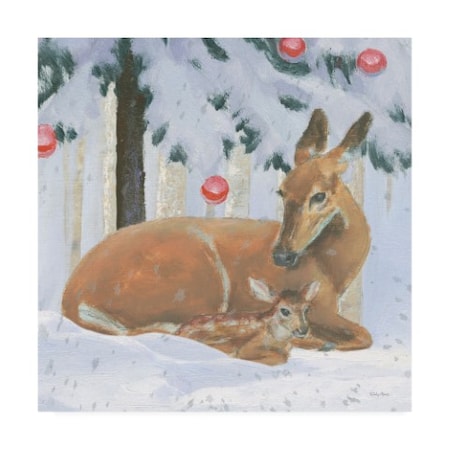 Emily Adams 'Christmas Critters Bright VIII' Canvas Art,18x18